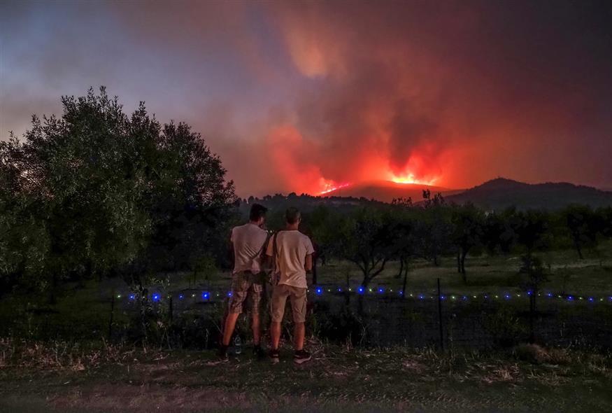 Σύλληψη άνδρα για απόπειρα εμπρησμού σε δασική έκταση στην Εύβοια