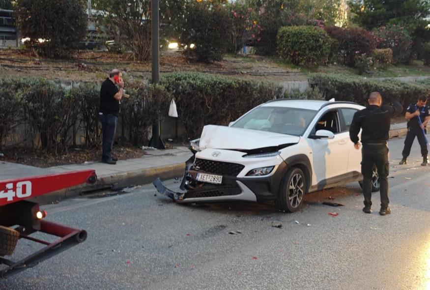 Τροχαίο ατύχημα στη λεωφόρο Μεσογείων χωρίς θύματα